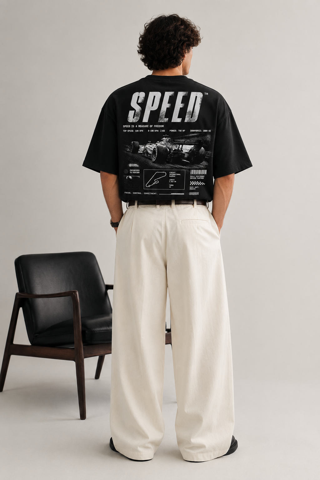 SPEED RACING OVERSIZED T-SHIRT